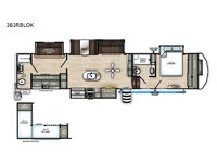 Sierra 383RBLOK Floorplan