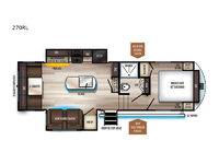 Sabre 270RL Floorplan Image