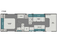 Leprechaun 270QB Chevy 4500 Floorplan Image