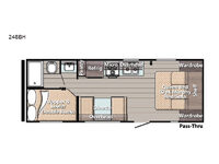 Kingsport Ultra Lite 248BH Floorplan