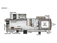 Rockwood Ultra Lite 2902SW Floorplan