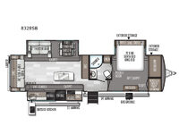 Rockwood Signature Ultra Lite 8328SB Floorplan