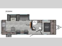 Zinger ZR280RK Floorplan