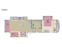 Columbus Compass 329DVC Floorplan Image