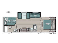 Ameri-Lite Ultra Lite 268BH Floorplan