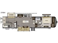 Avalanche 379BH Floorplan Image