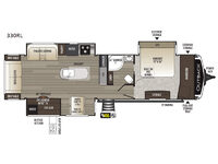 Outback 330RL Floorplan Image