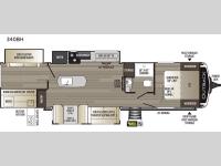 Outback 340BH Floorplan Image
