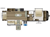 Cougar 315RLS Floorplan