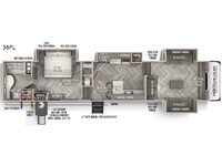 Wildwood Heritage Glen Elite Series 36FL Floorplan Image