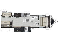 Kodiak Ultimate 3321BHSL Floorplan
