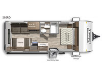 Coleman Lantern LT Series 202RD Floorplan