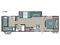 Kingsport Ultra Lite 274QB Floorplan