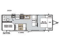 Saga 26SBH Floorplan Image
