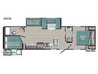 Kingsport Ultra Lite 285DB Floorplan