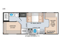 Four Winds 22E Floorplan Image