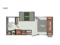 Kingsport Ranch 21QBD Floorplan