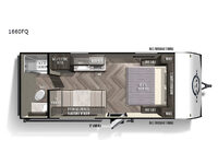 Ozark 1660FQ Floorplan Image