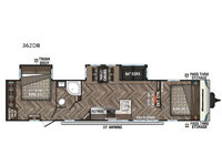 Sportsmen 362DB Floorplan Image
