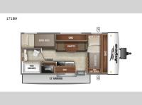 Jay Feather Micro 171BH Floorplan