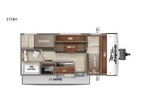 Jay Feather Micro 171BH Floorplan Image