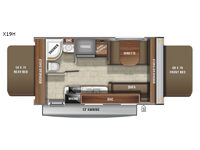Jay Feather X19H Floorplan Image