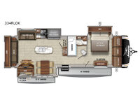 Eagle 334RLOK Floorplan