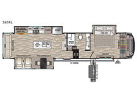 Cedar Creek 360RL Floorplan