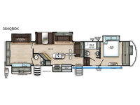 Sierra 384QBOK Floorplan Image