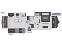 Montana High Country 295RL Floorplan Image