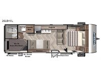 Salem Cruise Lite 261BHXL Floorplan Image