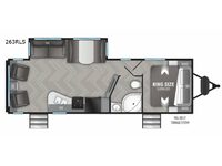 Shadow Cruiser 263RLS Floorplan Image