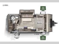 Flagstaff Micro Lite 21FBRS Floorplan Image