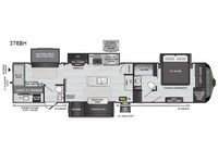 Avalanche 378BH Floorplan Image
