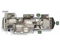 Flagstaff Super Lite 529RBS Floorplan Image