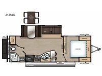 Catalina 243RBSLE Floorplan Image