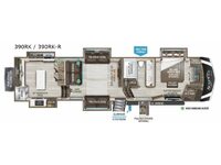 Solitude 390RK Floorplan