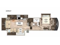 Pinecrest 335RLP Floorplan