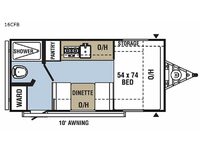 Clipper Cadet 16CFB Floorplan Image