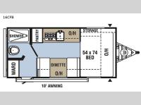 Clipper Cadet 16CFB Floorplan Image
