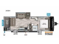 Transcend Xplor 265BH Floorplan
