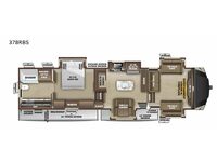 Mesa Ridge 378RBS Floorplan