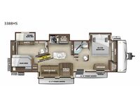 Mesa Ridge MR338BHS Floorplan
