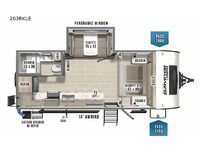 Surveyor Legend 203RKLE Floorplan