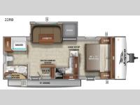 Jay Feather 22RB Floorplan Image