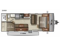 Jay Flight SLX 264BH Floorplan