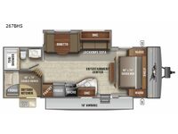 Jay Flight SLX 8 267BHS Floorplan Image