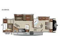 Eagle HT 29.5BHDS Floorplan Image