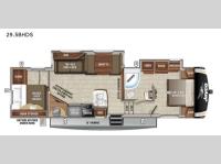 Eagle HT 29.5BHDS Floorplan Image