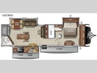 Eagle 332CBOK Floorplan